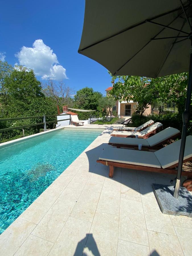 Wellness House Oliva With Heated Salt Water Pool, Sauna & Jakuzzi Labin  Luaran gambar