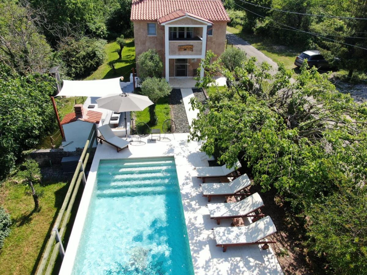 Wellness House Oliva With Heated Salt Water Pool, Sauna & Jakuzzi Labin  Luaran gambar