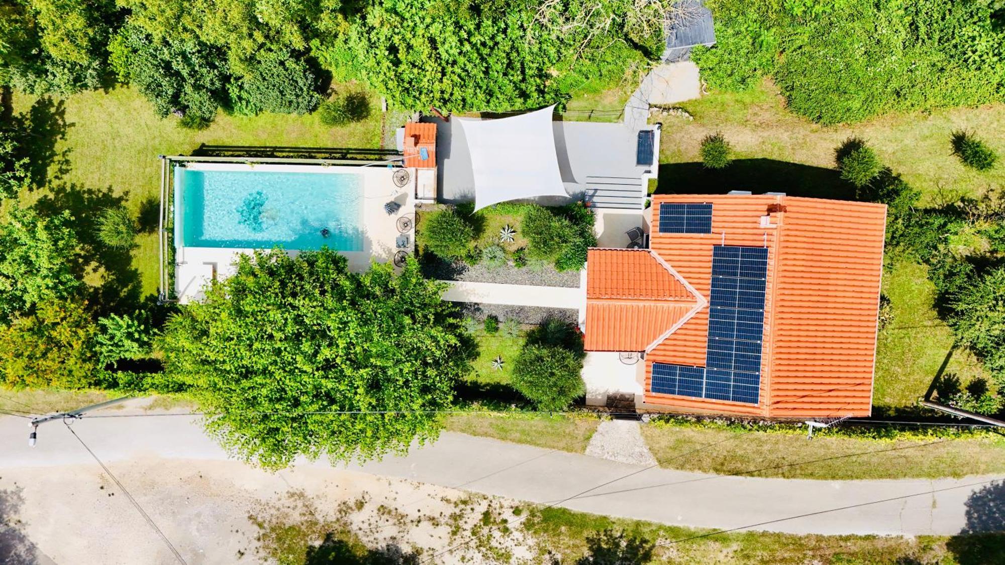 Wellness House Oliva With Heated Salt Water Pool, Sauna & Jakuzzi Labin  Luaran gambar